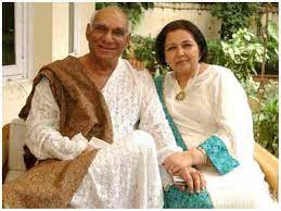 Pamela Chopra with Yash Chopra