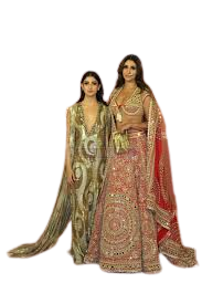 Shweta_Bachchan_with_Navya at NMACC