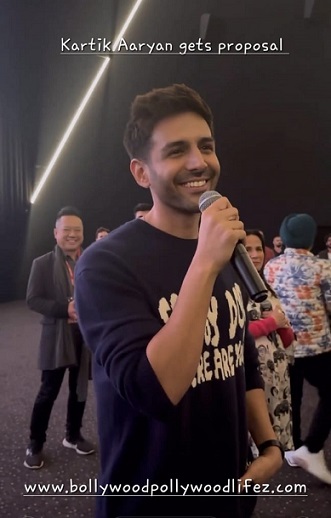 Kartik Aaryan attends special screening of Satya Prem Ki Katha