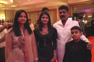 Nitin with family
