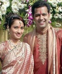 Rahul Mahajan with wife Shweta Singh
