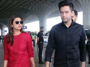 Airport look Parineeti Raghav