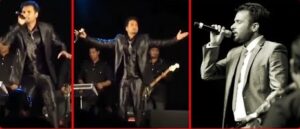 Amrinder Gill while performing