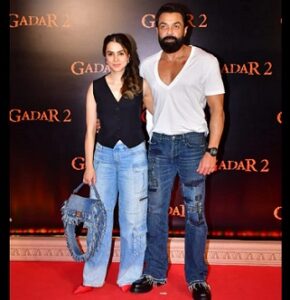 Bobby Deol with wife