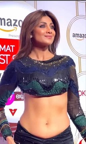 Close up of Shilpa Shetty