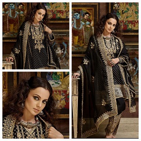 Kangana Ranaut stuns in black suit