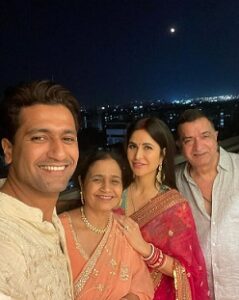 Katrina with Vicky and in laws