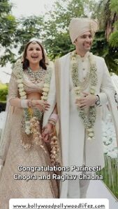 Parineeti Chopra & Raghav Chadha married