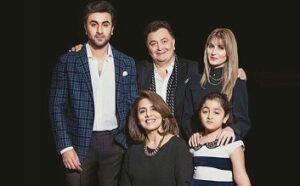 Rishi Kapoor and family