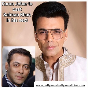 Salman Khan and Karan Johar