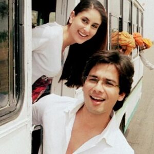 Shahid Kapoor and Kareena Kapoor in Jab We Met