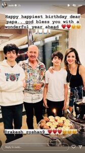 Sussanne Khan wishes Rakesh Roshan on Birthday