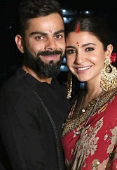 Anushka Sharma with hubby at Karwa Chauth