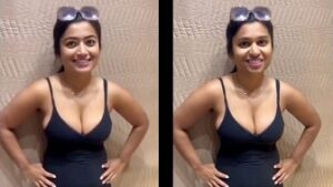 Deepfake look of Rashmika Mandanna