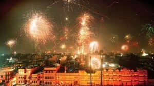 Firecrackers creating pollution