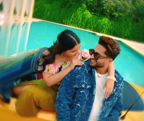 Jassie Gill with Sargi Maan in soulmate song