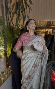 Sonam Kapoor in a traditional look at Karwa Chauth