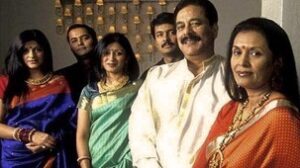 Subrata Roy and family