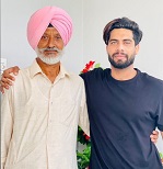 Pollywood singer Singga with his father