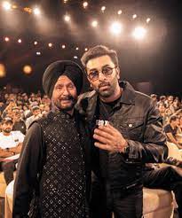 Ranbir Kapoor with Arjan Velly singer