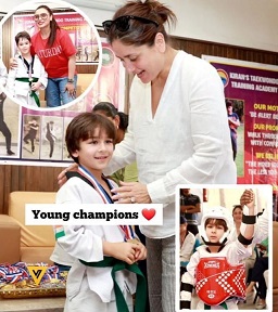 Taimur Ali Khan wins a medal