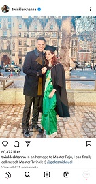 Akshay Kumar posts for Twinkle Khanna