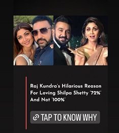 Viral post of Raj and Shilpa