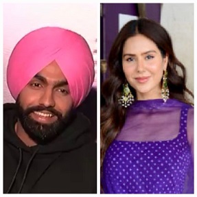 Ammy Virk and Sonam Bajwa in reunion