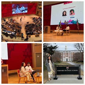 Karisma Kapoor presents Bollywood at Harvard Business School