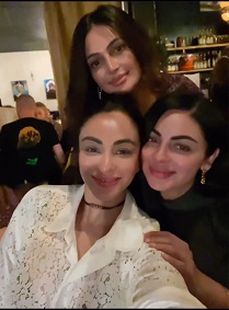 Neeru bajwa with sisters