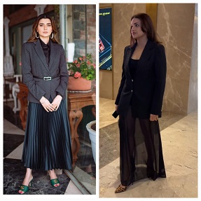 Nimrat Vs Himanshi looks