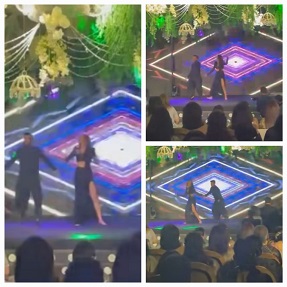 Raj Kundra and Shilpa Shetty dance