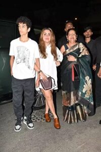 Amrita Arora with mother