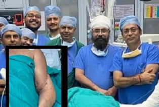 Delhi's 1st hand transplant