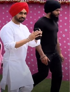 Diljit Dosanjh in Anant Ambani and Radhika Merchant wedding