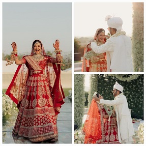 Meera Chopra with hubby