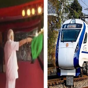 PM Narendra Modi flags off 10 Vande Bharat Trains