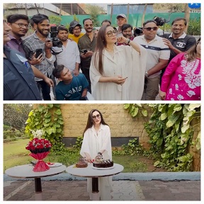 Rani Mukherjee Pre Birthday Bash with Paps
