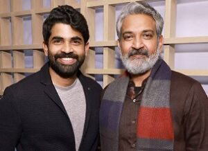 S.S. Rajamouli with son S.S. Karthikeya