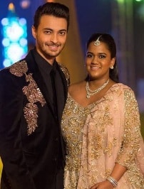 Aayush Sharma and Arpita Khan