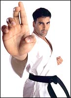 Akshay in martial arts