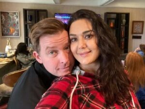 Preity Zinta with husband Gene Goodenough