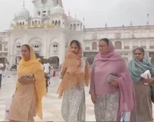 Charan Kaur and Junior Moosewala in Golden Temple