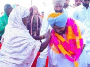 Karamjit Anmol in a rally