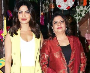 Madhu Chopra with daughter Priyanka Chopra