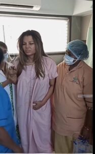 Rakhi Sawant's post surgery video