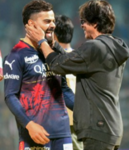 Virat-Kohli and Shah Rukh Khan