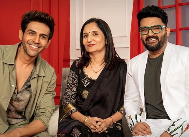 Kartik Aaryan with mom at TGIKS