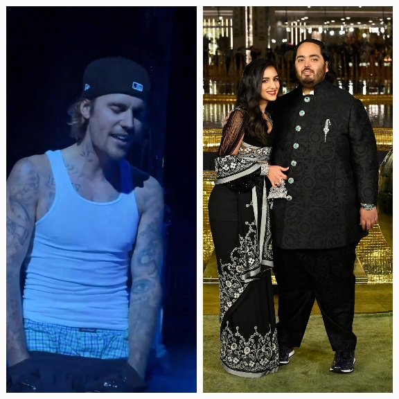 Justin Bieber Performs at Ambani Wedding