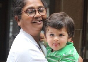 Taimur and his Nanny